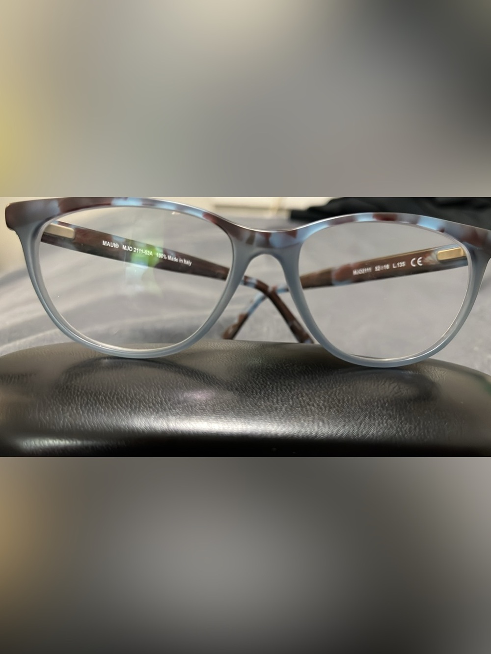 Maui Jim Gray Tortoiseshell Men’s Eyeglass Frames